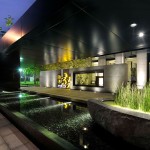 入口水景完工實(shí)景圖