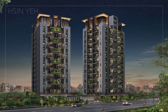 『新業(yè)14期 大塊藏硯』位於臺(tái)中北屯區(qū)，盡藏馥綠之美，近享繁華之最，磅礡四季造景，離塵不離城，打造高質(zhì)感家居。