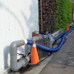 為保障地下室施工期間的安全，將抽出的地下水提供給有需要的中科產(chǎn)業(yè)及附近的住戶。