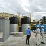 新業(yè)善盡社會責(zé)任，協(xié)助自來水廠設(shè)置淨(jìng)水、取水等設(shè)備，以最小成本、最大效益提供臺中市穩(wěn)定的民生用水。