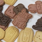 不同造型及口味的手工餅乾，香噴噴地出爐了！迦南園的手作餅乾使用天然色素：紅麴、巧克力、香草、南瓜，不加防腐劑與添加物，老少咸宜。