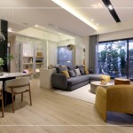 優(yōu)雅的廳房以開放式的動線銜接，寬敞明亮之姿，與家人友人相聚，伴隨溫馨與嬉鬧，融為一景，編織成一幕幕美麗的回憶。