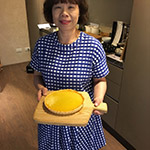 熱騰騰的的檸檬塔完成囉！