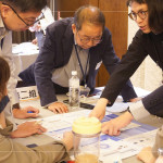 新業(yè)建設(shè) 卓勝隆 董事長與設(shè)計部同仁共同探討品牌定義，了解到品牌對企業(yè)帶來的影響與改變。