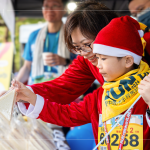 新業(yè)貼心的為上百位路跑住戶準(zhǔn)備經(jīng)典可口的三明治、香蕉及飲品，為揮灑汗水與體力後的家人們補(bǔ)充能量，成為最可靠的後盾。