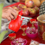 斟上一杯敬天地的心，建築的初衷與懇求願得天地垂聽，期盼工程順利圓滿。