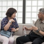 講座尾聲，特別空出時間讓在場的好友可以請教林院長，讓疑問能透過親自對談而找到答案