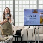 再次攜手臺中地方職人 ＃Vision Art，帶領(lǐng)大家認(rèn)識不同媒材趣味，共築色彩回憶。