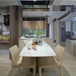 開放式中島結(jié)合餐桌，善用空間的設(shè)計，可以是備料空間，也可以是小朋友書寫玩樂的地方，省時簡約的廚房場域，只為了留給家人更多愛的時間。