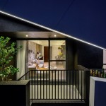 建築設(shè)計化作一項藝術(shù)作品，帶有視覺張力的結(jié)構(gòu)穩(wěn)固包覆一家人，感動直上心頭。