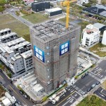 隨著『大塊森鄰』每一日提升的廣度與高度，在2020年12月下旬也順利迎來(lái)上樑儀式，象徵完工在即，邁向新的里程碑。