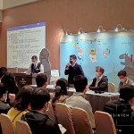 新業(yè)建設(shè) 邱正光 副總(圖中)代表致詞，歡迎並感謝抽空參與的每一位家族夥伴。