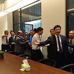 林佳龍市長參觀新業(yè)誠家室內公設